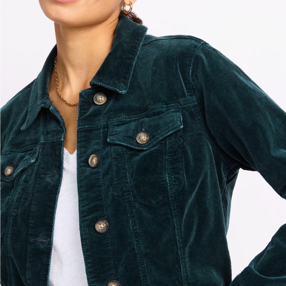 Kut from the Kloth Green Corduroy Jacket Size Small - Picture 6 of 8